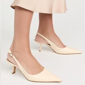 Sam Edelman Bianka Slingback Pumps in Ivory